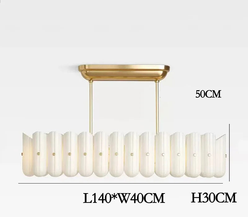 Suspension pour Bar de Cuisine Blanc Crème - FLOWY