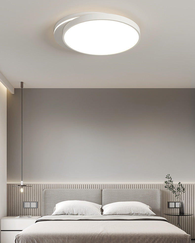 Plafonnier Moderne Blanc Forme Libre