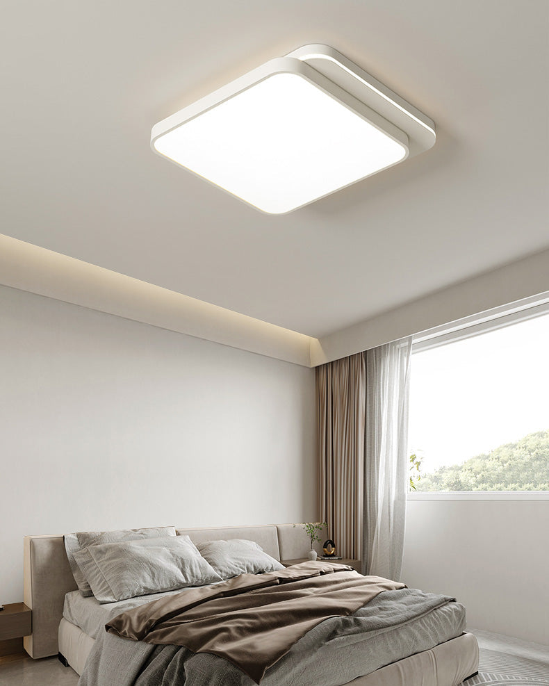 Plafonnier Moderne Blanc Forme Libre