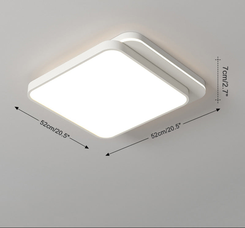 Plafonnier Moderne Blanc Forme Libre
