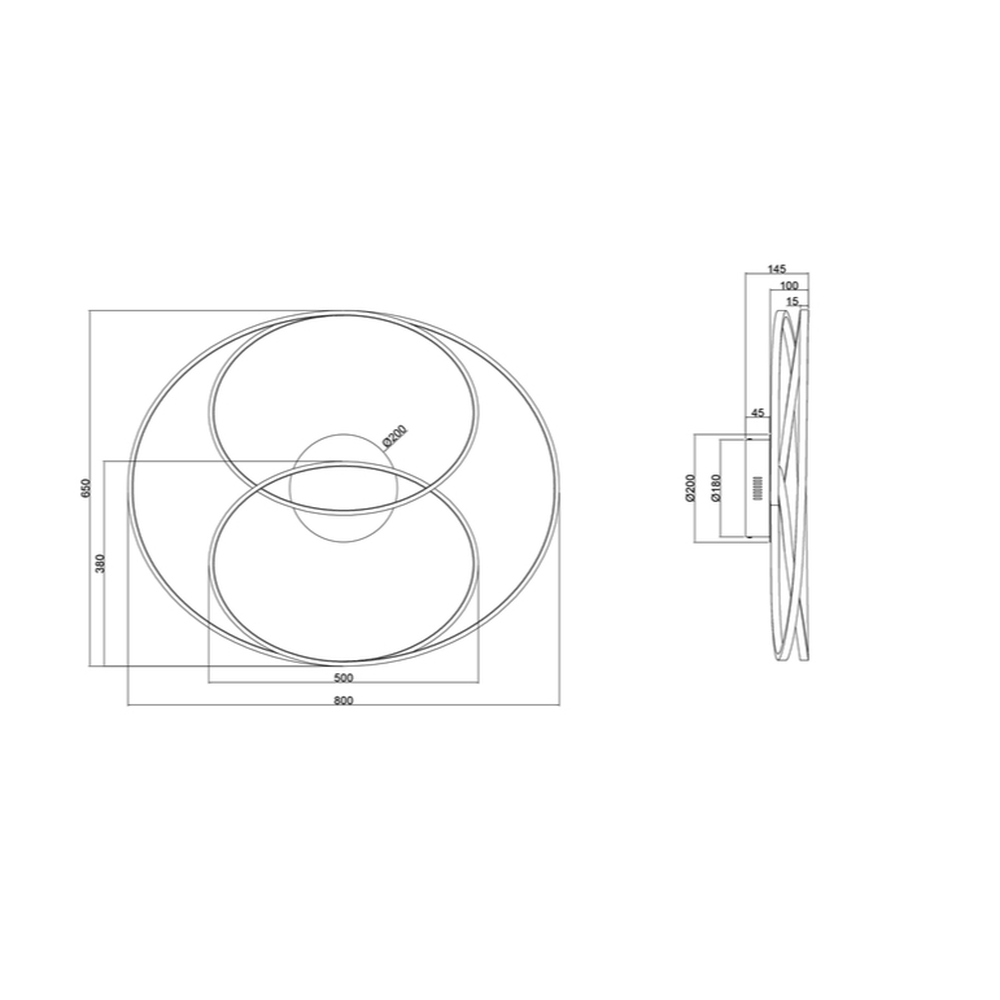 Plafonnier Moderne Led Design Spirale