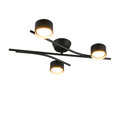 Plafonnier Moderne Noir pour Salon