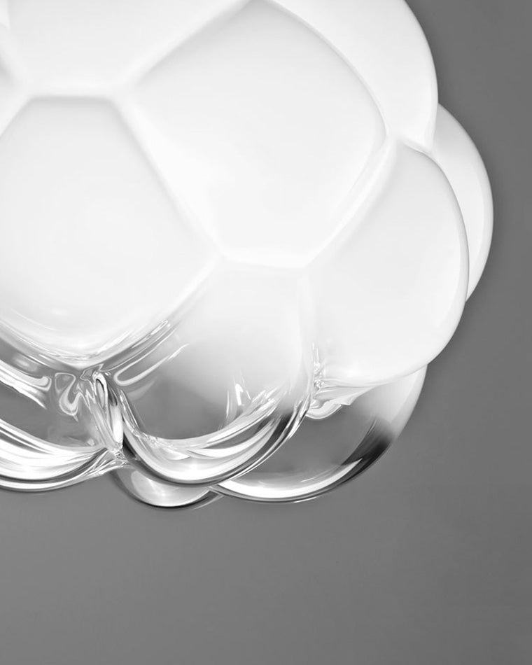 Plafonnier Nuage en Verre Soufflé
