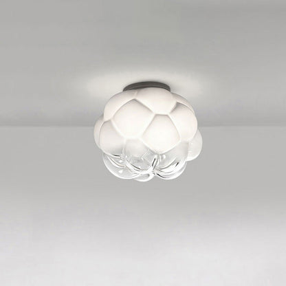 Plafonnier Nuage en Verre Soufflé
