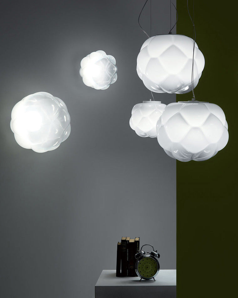 Plafonnier Nuage en Verre Soufflé