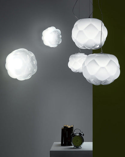 Plafonnier Nuage en Verre Soufflé