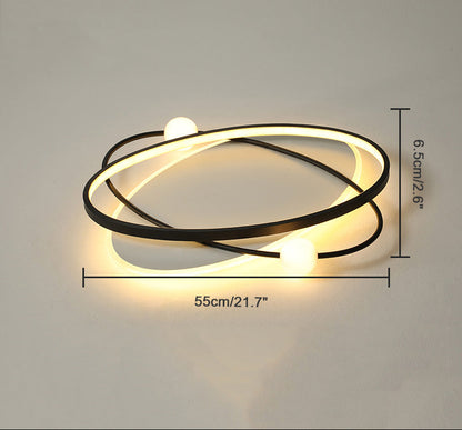 Plafonnier Ovale à LED – Intensité Variable
