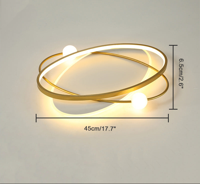 Plafonnier Ovale à LED – Intensité Variable