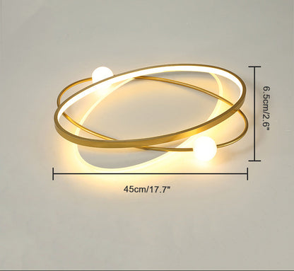 Plafonnier Ovale à LED – Intensité Variable