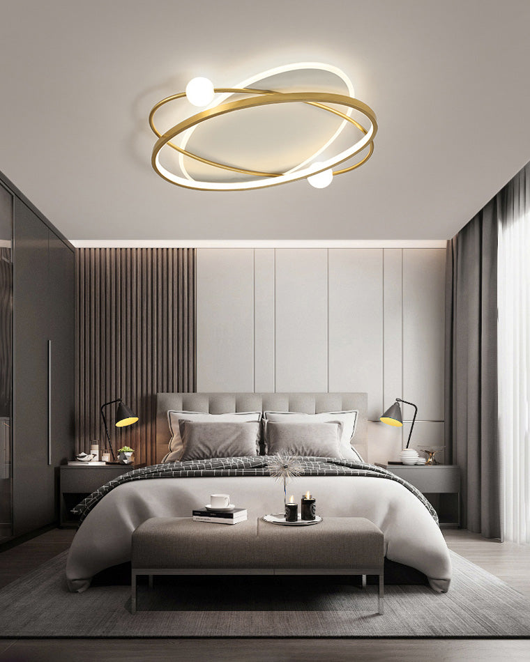 Plafonnier Ovale à LED – Intensité Variable