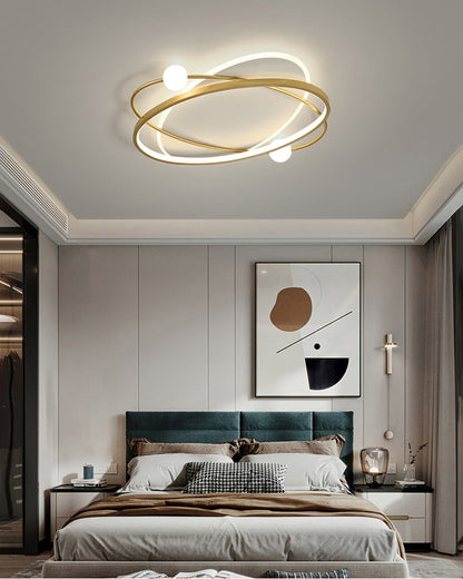 Plafonnier Ovale à LED – Intensité Variable