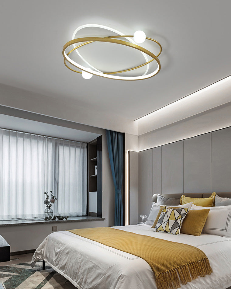 Plafonnier Ovale à LED – Intensité Variable