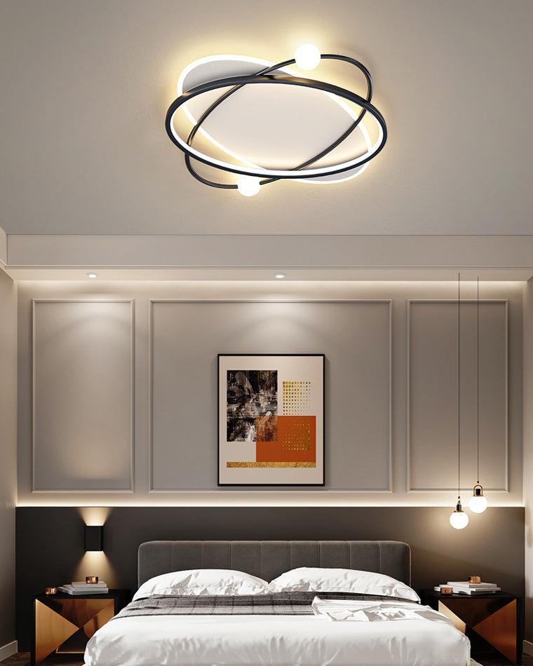 Plafonnier Ovale à LED – Intensité Variable