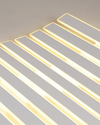 Plafonnier Rectangulaire Moderne à Grille Lumineuse
