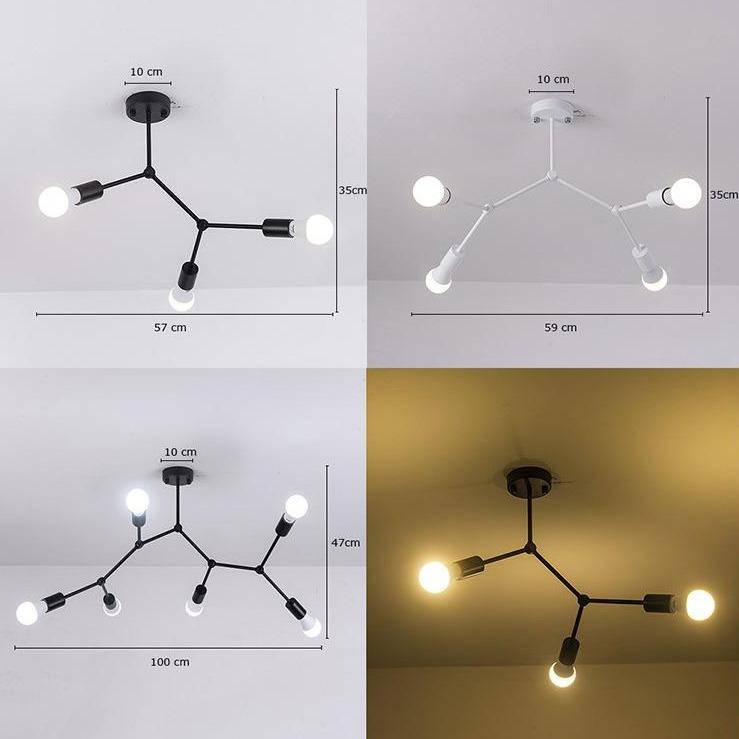 Plafonnier Rétro Élégance LED - Charme Vintage