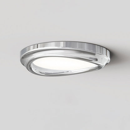 Plafonnier Rond Chromé