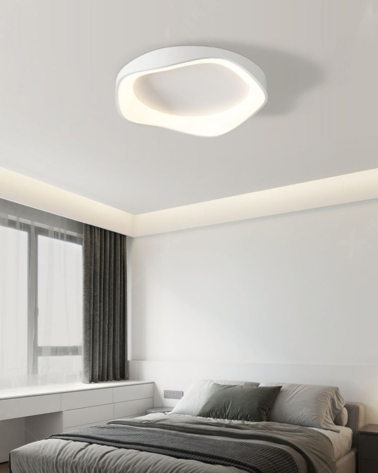Plafonnier Rond Ondulé Moderne