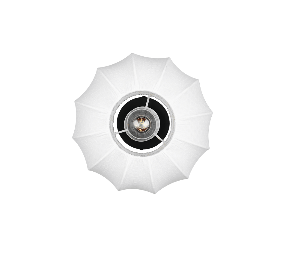 Plafonnier Rond Tissu