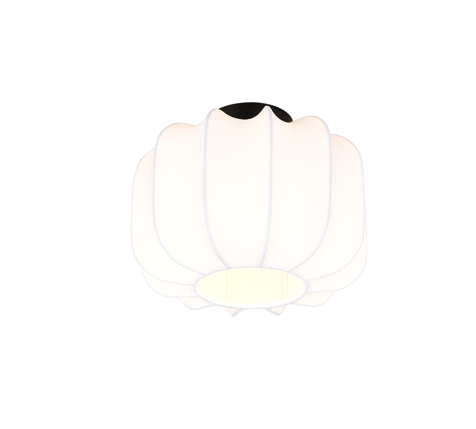 Plafonnier Rond Tissu