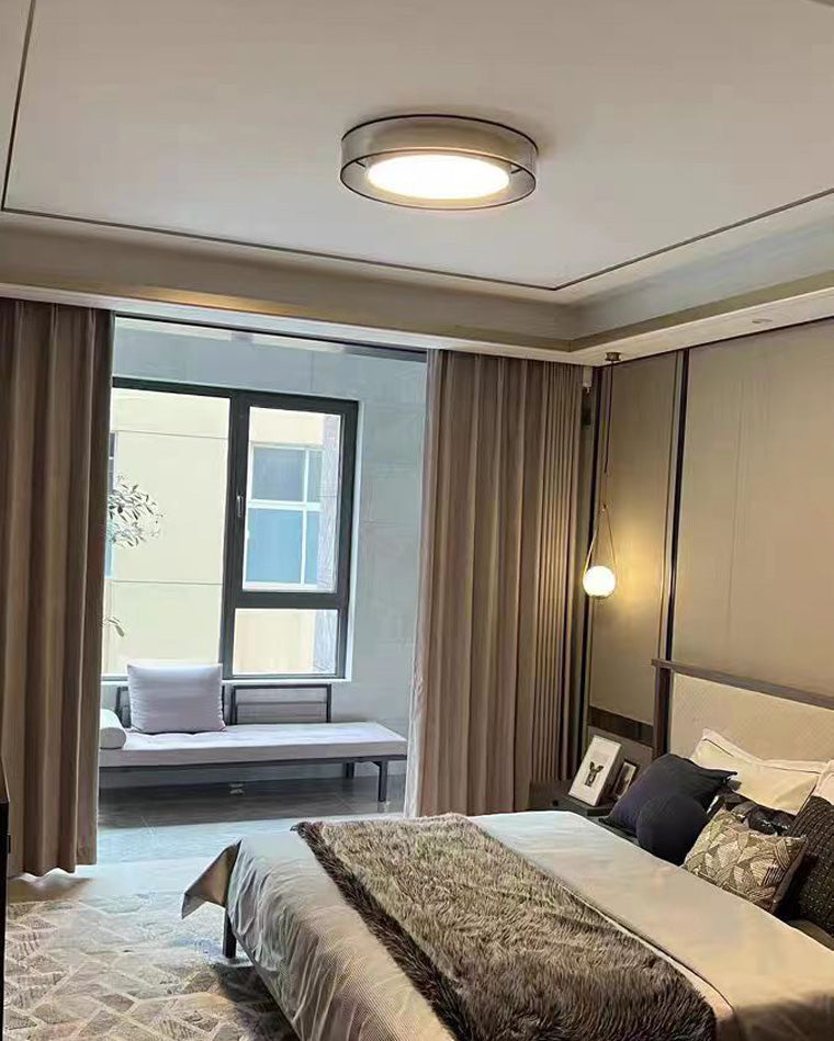 Plafonnier Rond en Tissu – Ø40 à 60 cm
