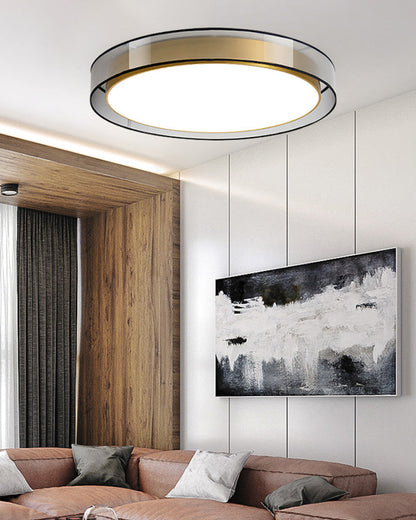 Plafonnier Rond en Tissu – Ø40 à 60 cm