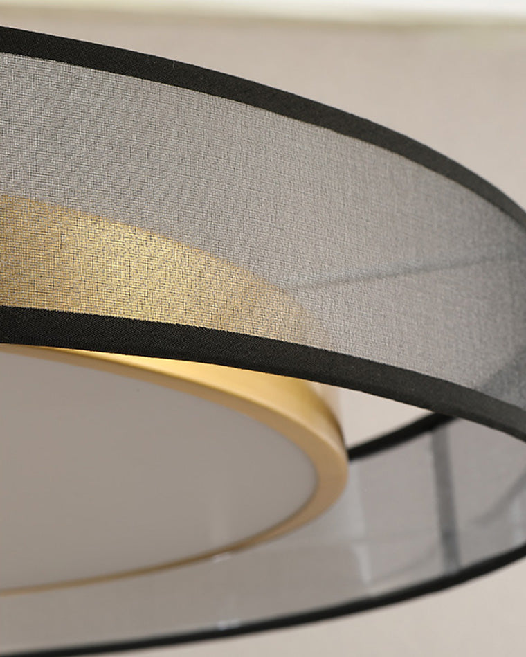 Plafonnier Rond en Tissu – Ø40 à 60 cm