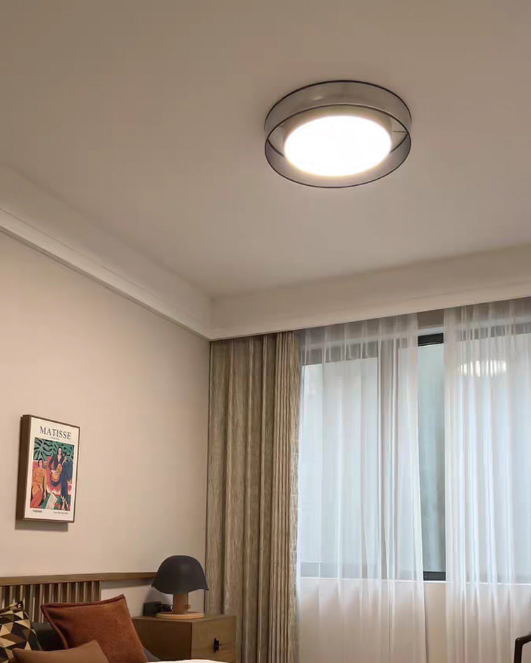 Plafonnier Rond en Tissu – Ø40 à 60 cm
