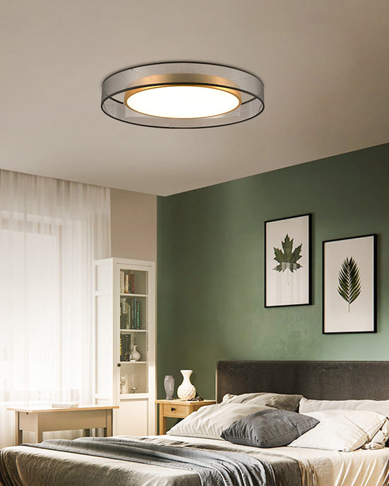 Plafonnier Rond en Tissu – Ø40 à 60 cm