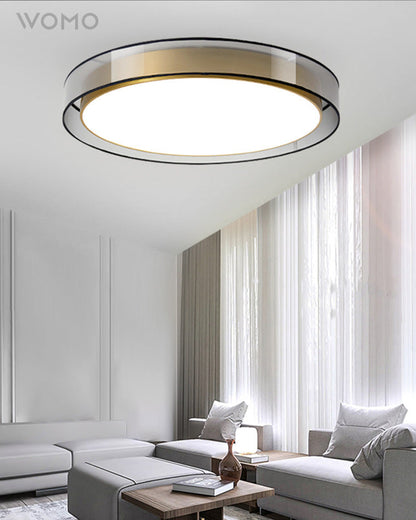 Plafonnier Rond en Tissu – Ø40 à 60 cm