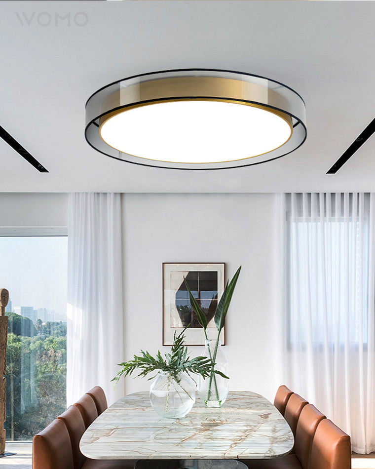 Plafonnier Rond en Tissu – Ø40 à 60 cm
