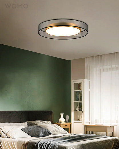 Plafonnier Rond en Tissu – Ø40 à 60 cm