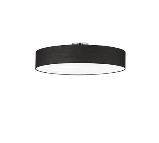 Plafonnier Tissu Noir