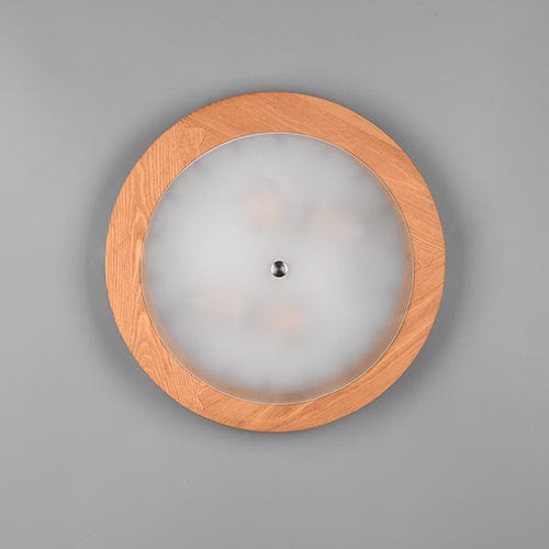 Plafonnier Verre Et Bois