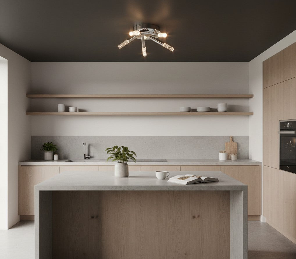 Plafonnier avec spots design