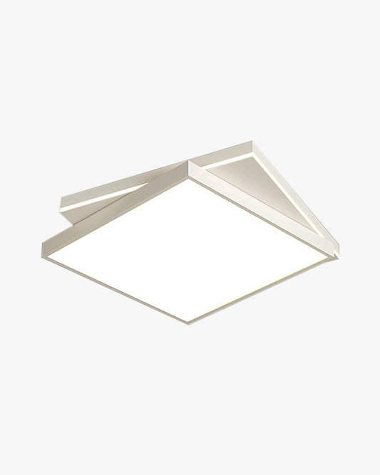 Plafonnier Carré Plat Moderne