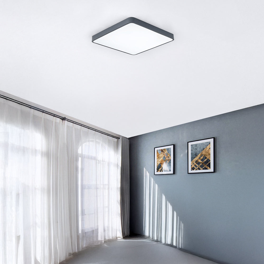 Plafonnier Design Élégance LED - Lumière Douce pour Salon 15