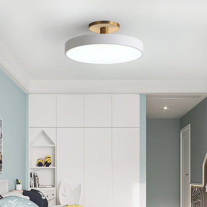 Plafonnier Design Élégance Minimaliste - Simplicité Rond LED 12
