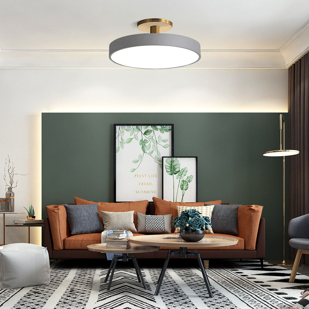 Plafonnier Design Élégance Minimaliste - Simplicité Rond LED 6