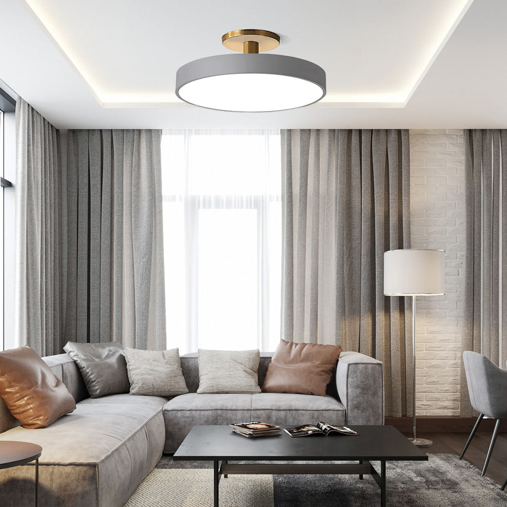 Plafonnier Design Élégance Minimaliste - Simplicité Rond LED 7