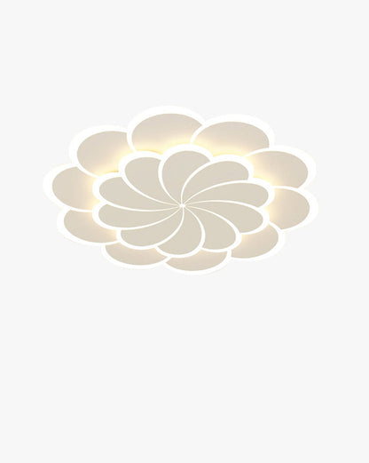Plafonnier Design Fleur à Intensité Variable