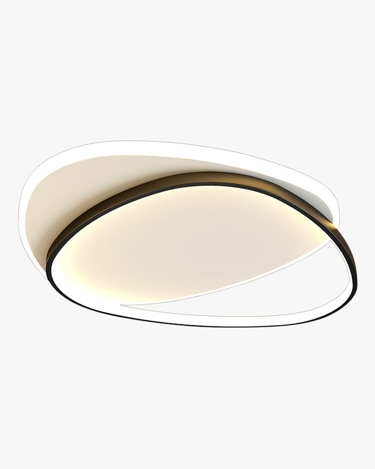 Plafonnier Géométrique Plat à Intensité Variable