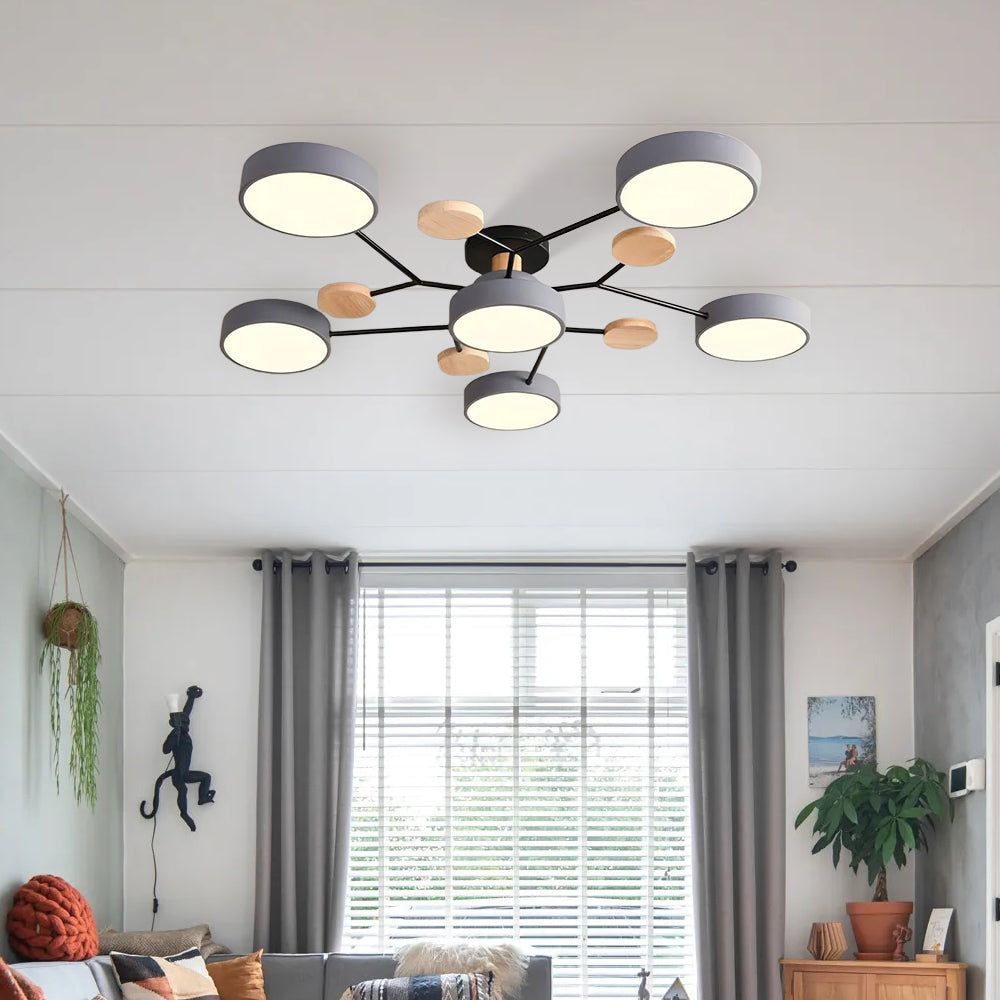 Plafonnier LED Circulaire - Éclat Élégant 12