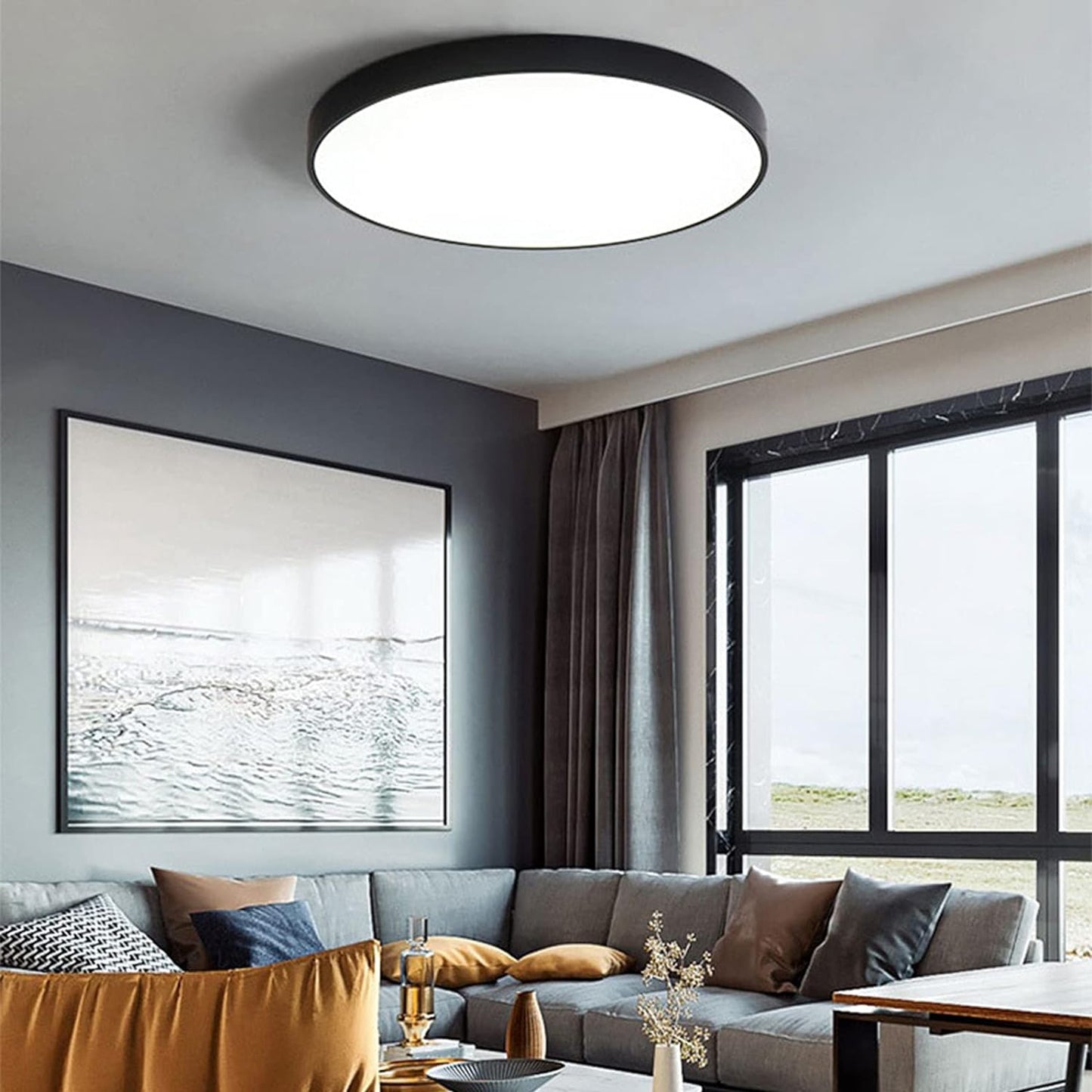 Plafonnier LED Circulaire - Éclat Moderne 4