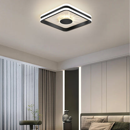 Plafonnier LED Cristal Éclat - Élégance Moderne pour Salon 11