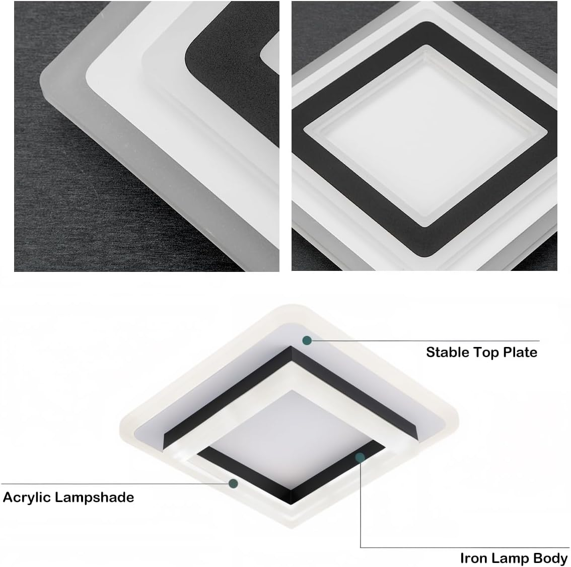 Plafonnier LED Design - Éclat Chic 8