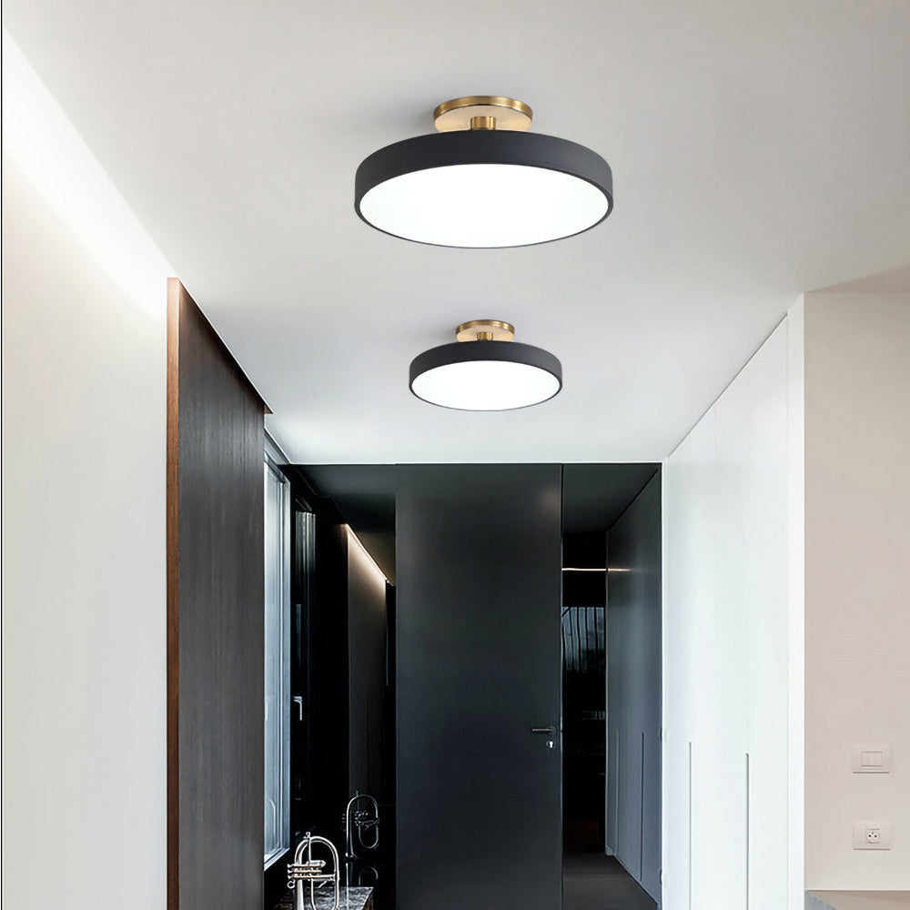 Plafonnier LED Design Circulaire - Lumière Éclatante 1