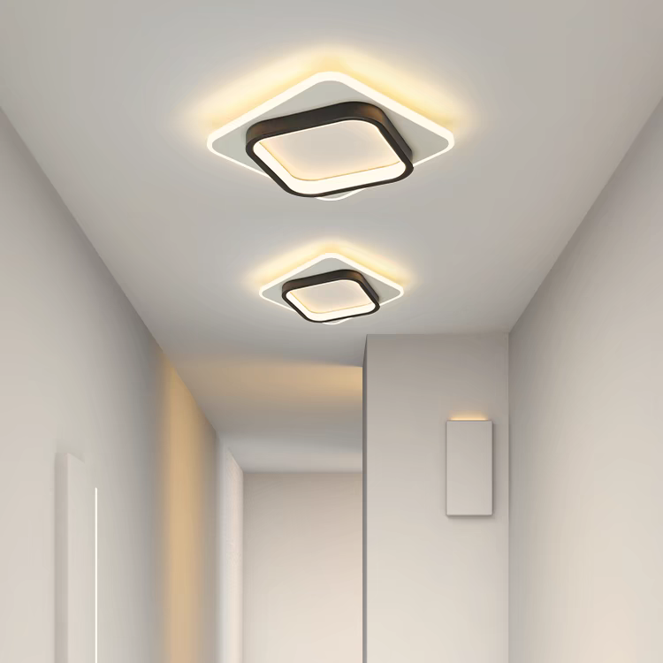 Plafonnier LED Design Éclat Doré - Élégance Moderne 1