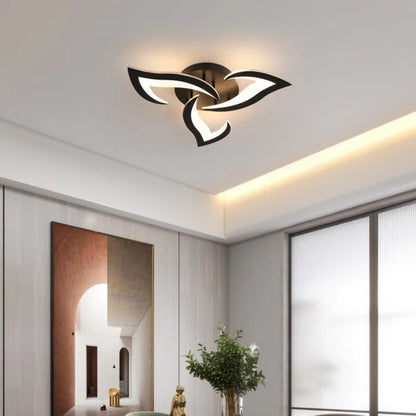 Plafonnier LED Éclat Floral - Design Contemporain pour Salon 2