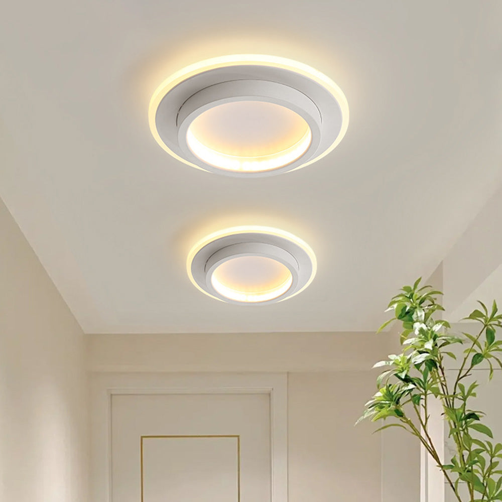 Plafonnier LED Élégance Métallique - Design Contemporain pour Salon 12