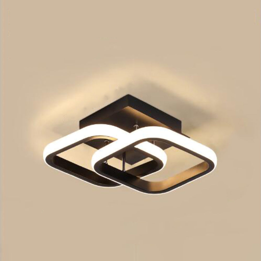 Plafonnier LED Élégance Métallique - Lumière Moderne 12